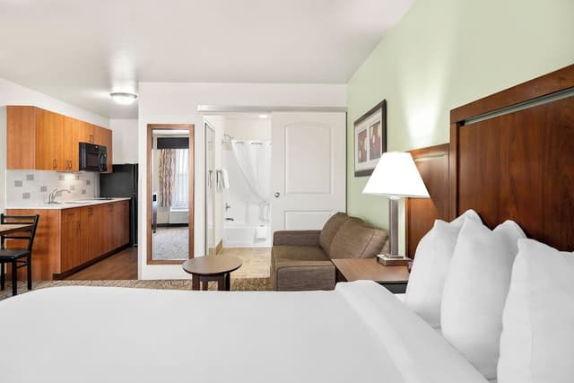 Comfort Suite, 1 Queen Bed, Accessible Roll-in Shower