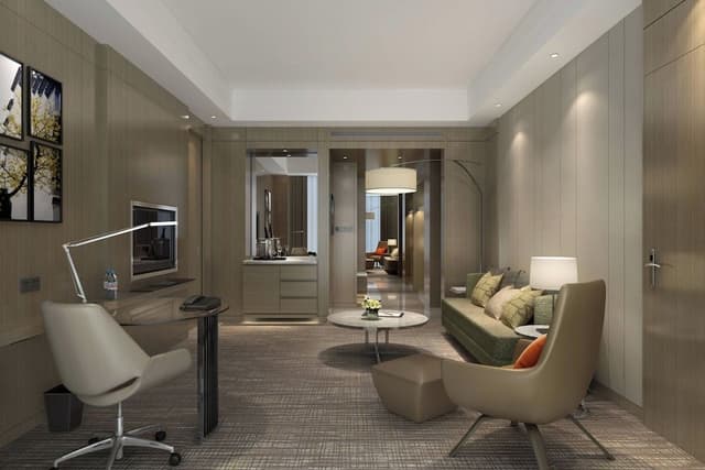Suite, 1 King Bed, City View