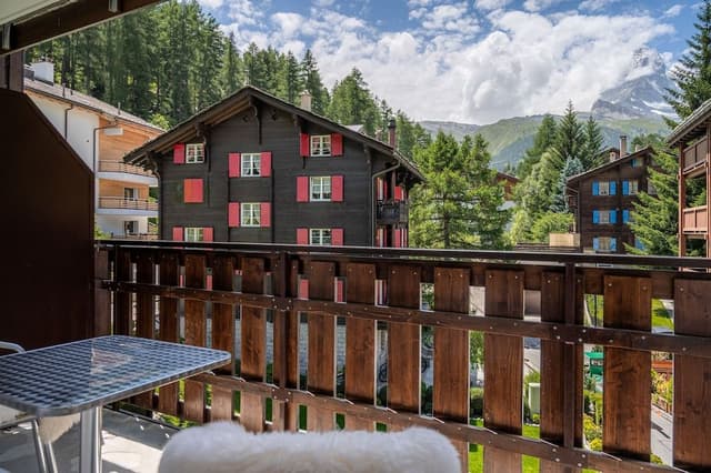 Boutique Studio South wit Matterhorn view