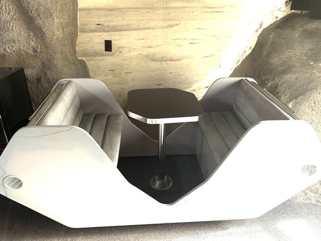 Tranquility Base#2, 1 King Circle Bed (Downstairs)
