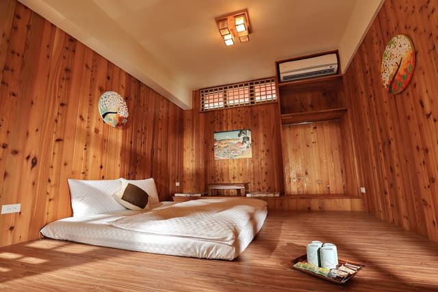 Family Quadruple Room, 2 Queen Beds, Non Smoking, Garden View