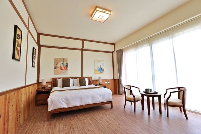Family Quadruple Room, 2 Queen Beds, Non Smoking, Garden View