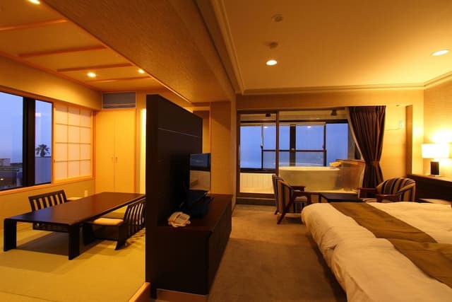 Japanese Western style room with semi open-air bath "Yubae no Umi", Non Smoking