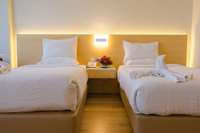 Standard one twin or two single beds, City View Tower