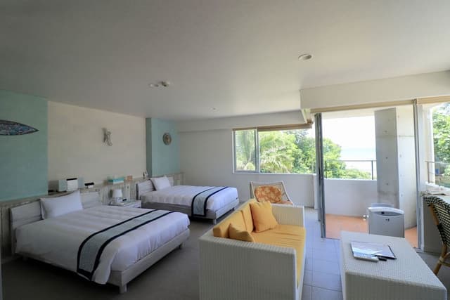 Standard Room, Non Smoking, Ocean View (2 Semi-Double Beds)