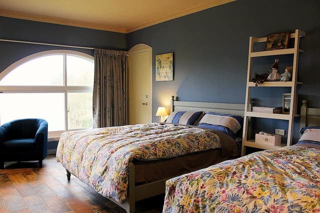 Deluxe Quadruple Room, 2 Double Beds, Mountainside