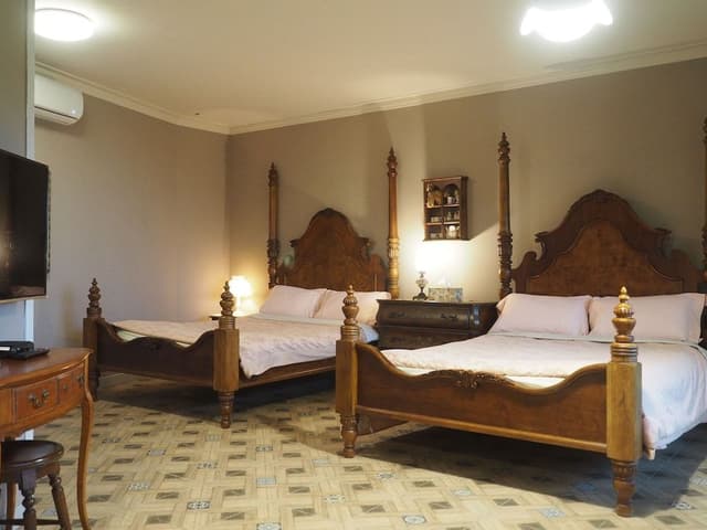 Deluxe Quadruple Room, 2 Double Beds, Mountainside