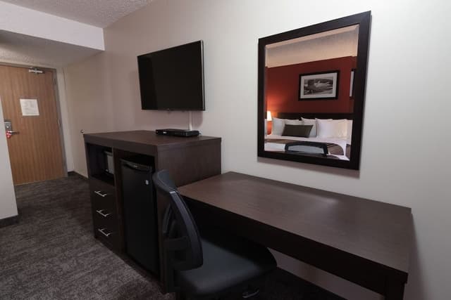 Deluxe Single Room, 1 King Bed, Refrigerator & Microwave
