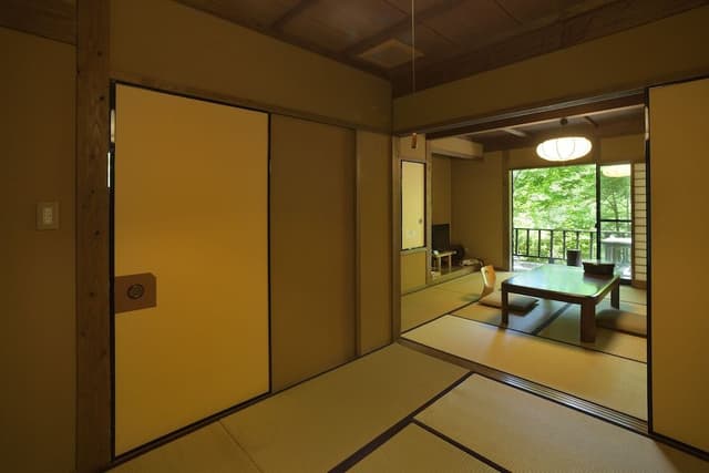 Japanese Room with Private Open-air Bath (10 and 6 Tatami-mat Rooms Connected), Smoking