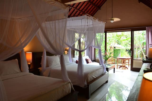 Family Suite, 2 Bedrooms, Refrigerator, Garden View