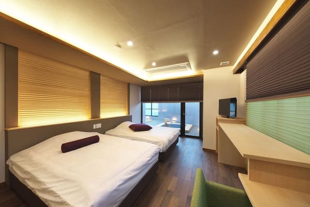 Guest room with new open-air bath [Kinpou] - 3 types of open-air baths and sauna, Non-smoking