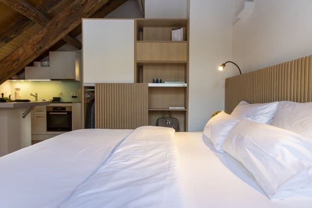 Deluxe Studio, 1 King Bed, Kitchen