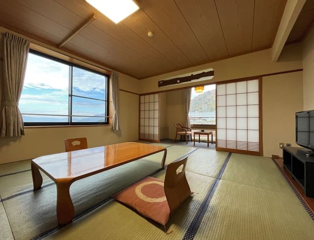 Japanese Tatami Room with Toilet