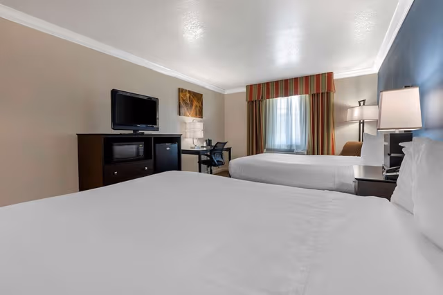 Standard Room, 2 Queen Beds, Accessible, Refrigerator & Microwave