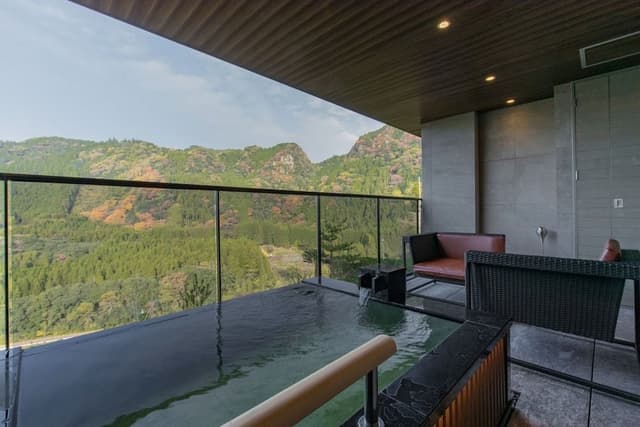 [Residential Villa with Open-Air Bath OUSHUKU Japanese-Western Room] SEMI SUITE [Non Smoking]