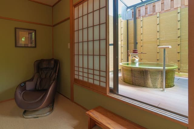 Japanese Style Room with Open-air bath and Semi Open-air bath and Garden (Second floor)