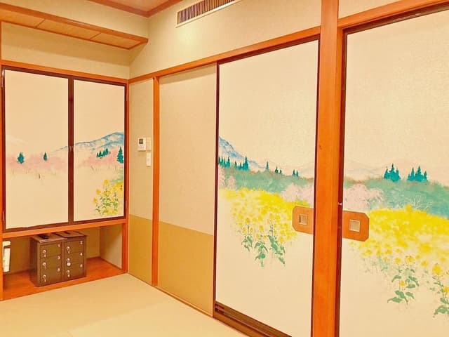 [Painting Special Room] Japanese Style Non-Smoking 12.5+3 Tatami (Mountain View, Run of the House)