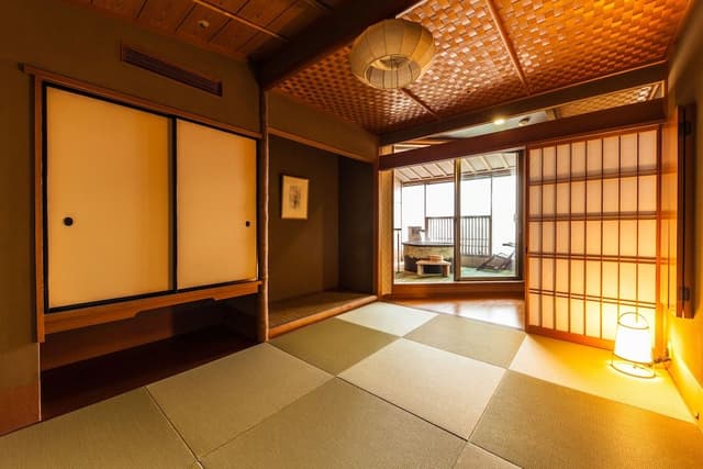 Japanese Style Room with Open Air Bath, Smoking