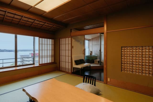 Japanese-Western Style Room with Open Air Bath (Natural Hot Spring), Smoking