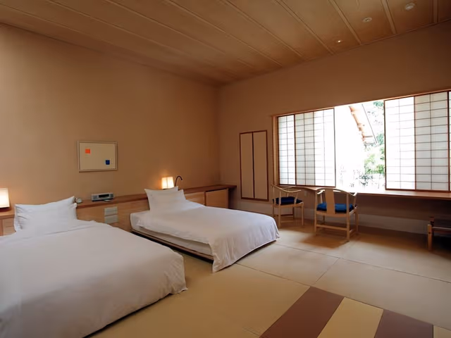 Deluxe Tatami Room, Garden View, Room name "Dodan"