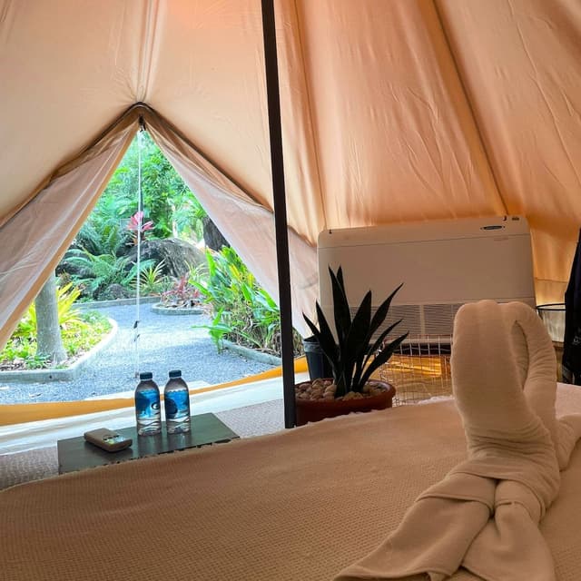 Premium Tent, Private Bathroom, Garden View