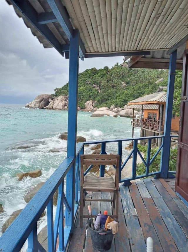 Bungalow, Sea View, Double Room, 2 Pax (Fan room)