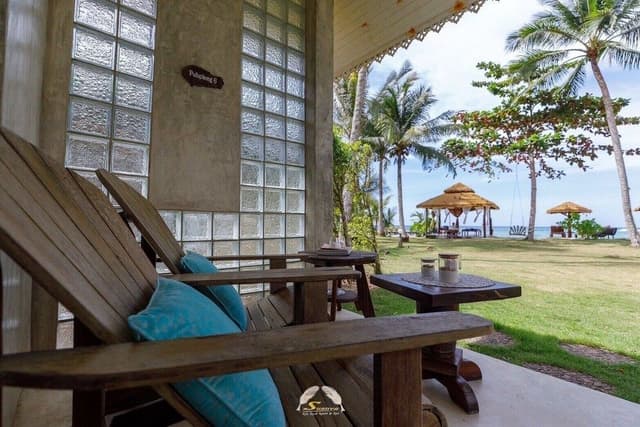 Beachfront Villa with Sea View