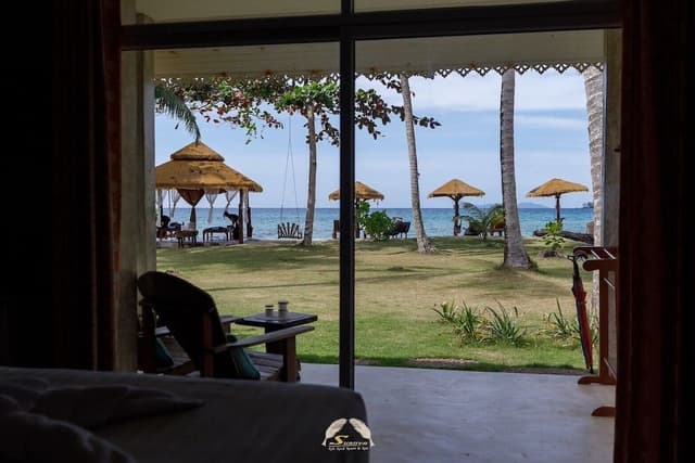 Beachfront Villa with Sea View