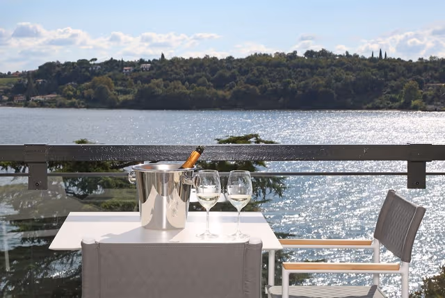Junior Suite with Balcony and Lake View