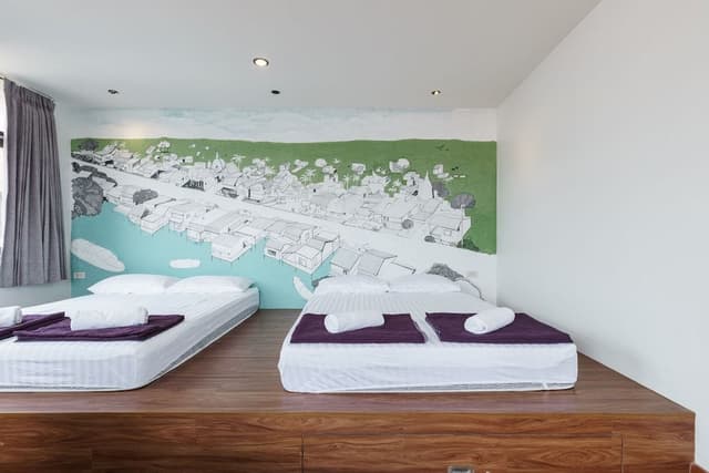 [C] Glasshouse &amp; bathroom comfy bed with soft pillow