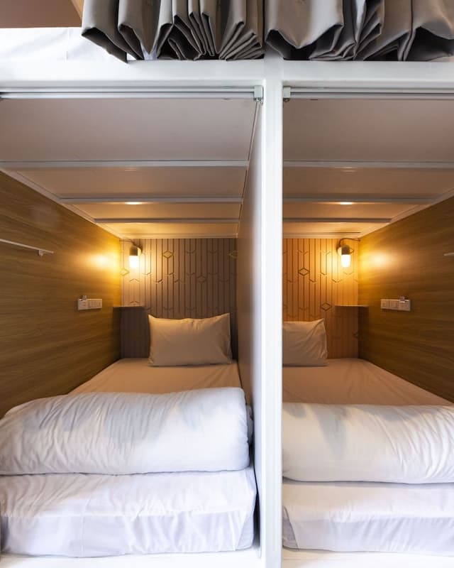 Bed in 8-Bed Female Dormitory Room
