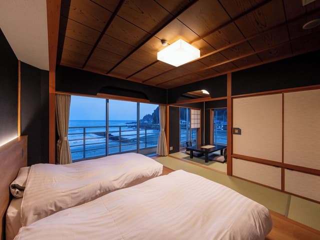 Japanese Style Room with Private Open-air Bath (Breakfast is not available for under 3 years old)