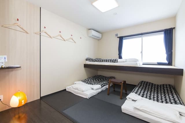 Private triple room, Shared Toilet and Shower