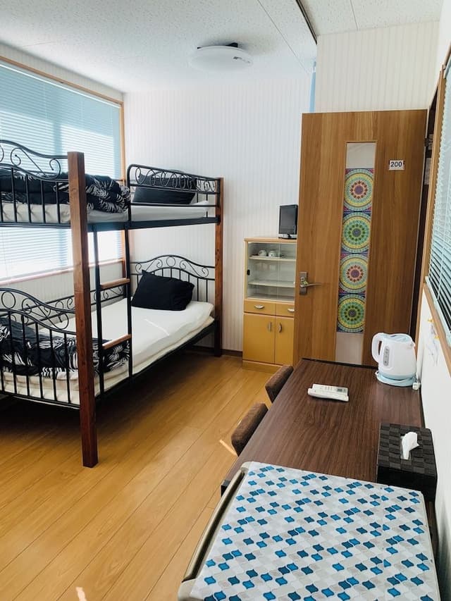 Economy Quadruple Room, Non Smoking, Shared Bathroom