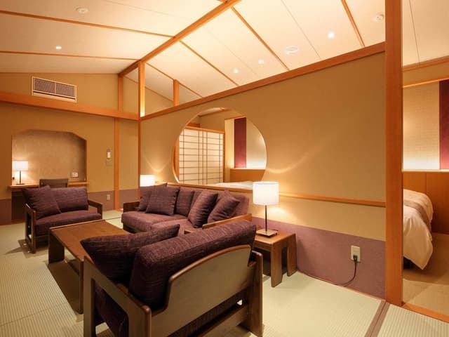 Deluxe Room with Tatami Area and Open-air Bath-D