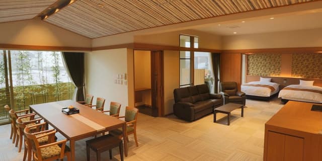 Annex 1F Suite Room with Open-Air Bath and Foot Bath 140 sqm, Non Smoking (L)