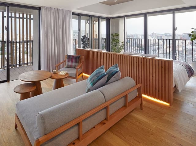 Deluxe Corner Twin (with 1 sofa bed)