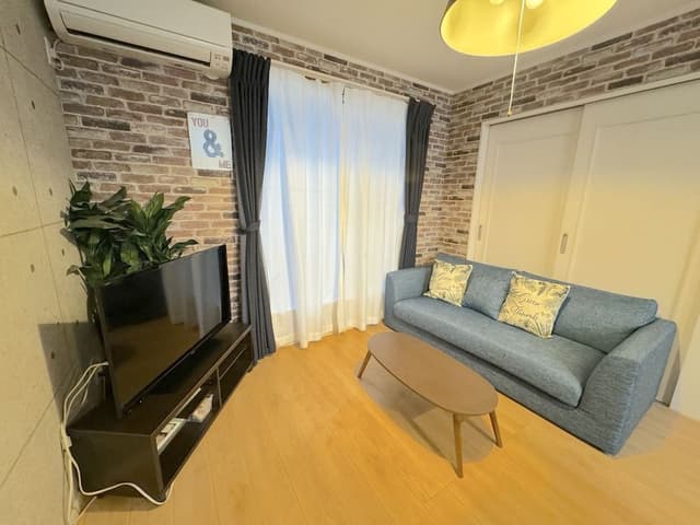 [Max 13people] 4LDK (100m2) / 13 beds / BBQ / 2 Parking Spaces / Onna1B