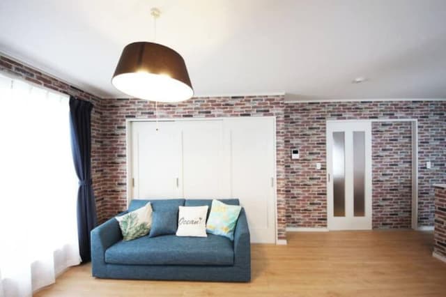 [Max 13people] 4LDK (100m2) / 13 beds / BBQ / 2 Parking Spaces / Onna1B