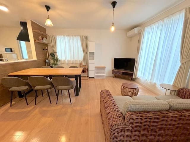 [Max 14 people]4LDK(100m2)/14 Beds/BBQ/Parking for 2 cars/Onna1A, Non Smoking