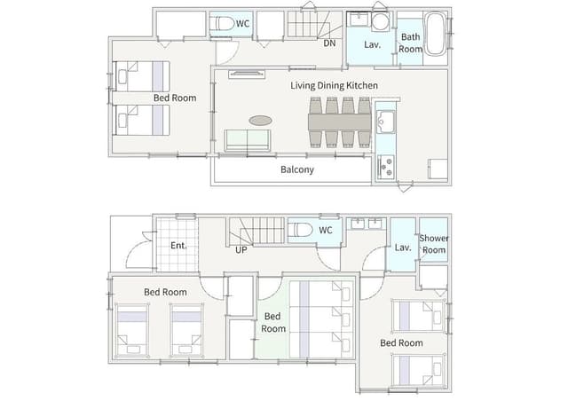 [Max 13 people] 4LDK (100 sqm) / 13 beds / BBQ / 2 parking spaces / Onna 1C,Non Smoking
