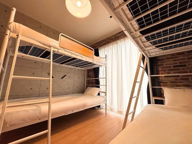 [Max 13people] 4LDK (100m2) / 13 beds / BBQ / 2 Parking Spaces / Onna1B