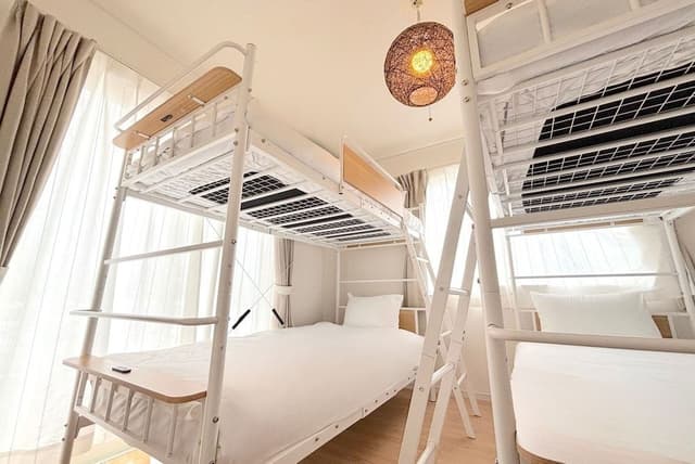 [Max 14 people]4LDK(100m2)/14 Beds/BBQ/Parking for 2 cars/Onna1A, Non Smoking