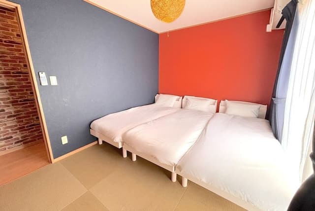 [Max 13 People] 4LDK (100m2)/13 Beds/BBQ/Parking2carsOK/Onna1D