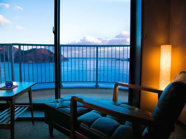 Japanese Style Top Floor Room, Non Smoking, Ocean View, Private Bathroom