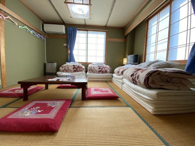 Japanese Style Triple Room with Shared Toilet and Shared Bathroom