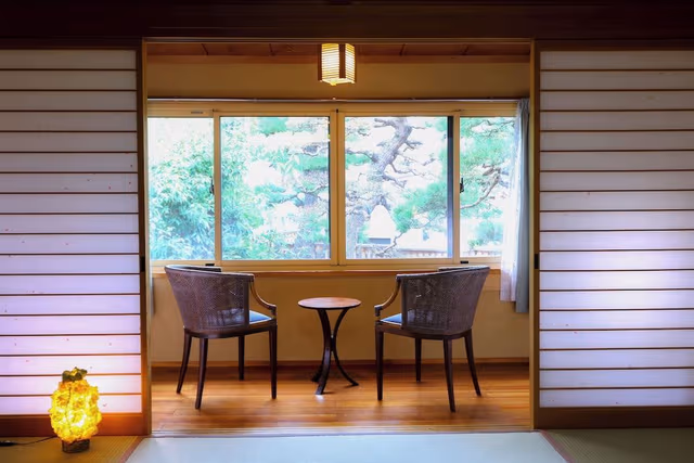 [Yamabuki] Twin beds room, Second floor, Use stairs, Non Smoking