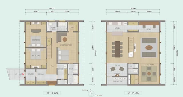 3 Bedrooms and 1 Tatami area Mountain View Lodge 10