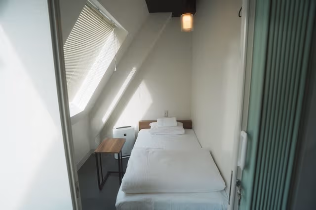 Basic Single Room, Men only, Non Smoking