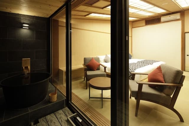 Japanese Twin Room with Open Air Bath, Sukiyaki Dinner Included, Non Smoking
